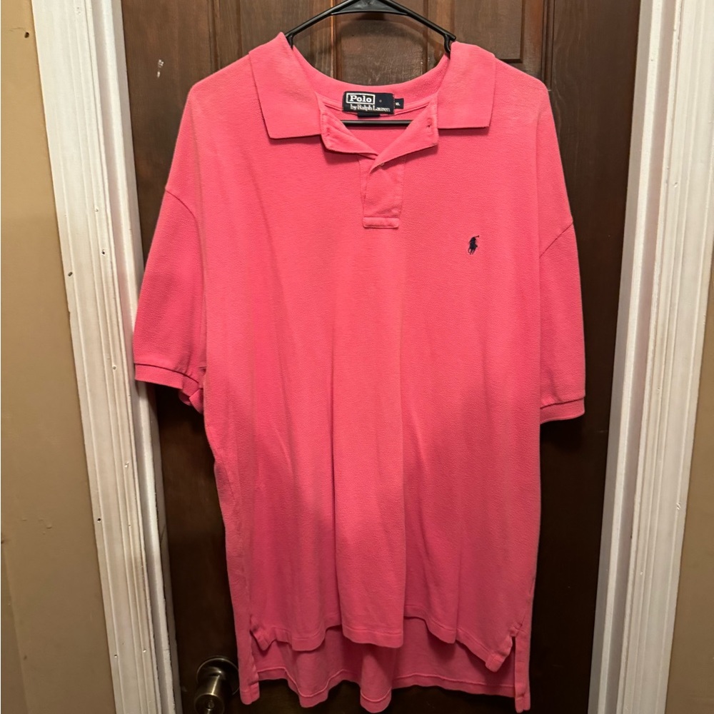 Men’s XL Pink Ralph Lauren Polo Shirt